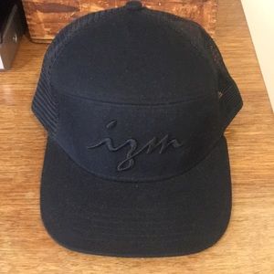 IZM Black Hat with Camo Brim